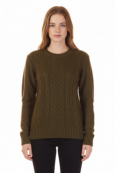Dámský Pulovr Zelený