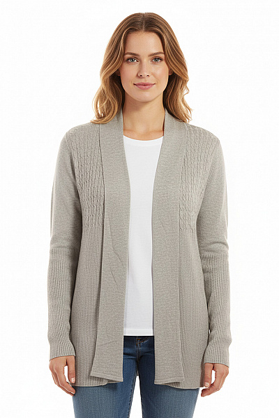 Dámský Cardigan Šedý Second Hand