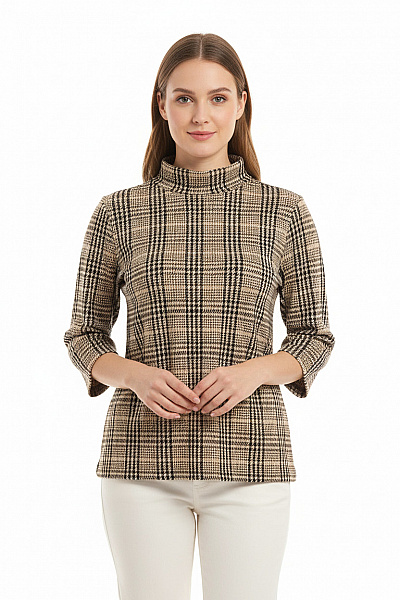 Dámský Pulovr Hnědý Vel. L