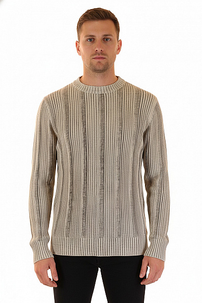 Pánský Pulovr Šedý Vel. L