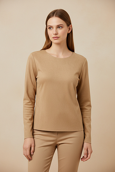  Halenka Jednobarevná Béžová ZARA Vel. S