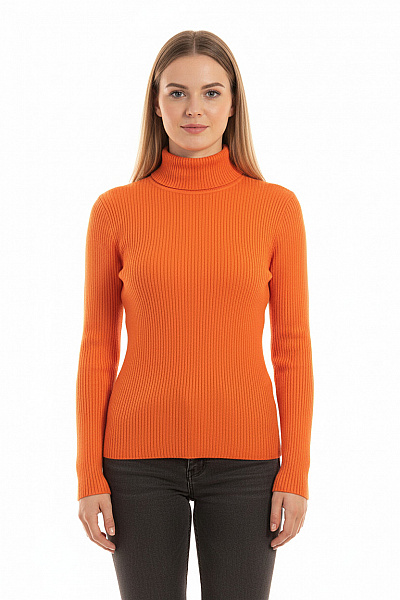 Dámský Svetr Oranžový FB SISTER Second Hand Vel. L