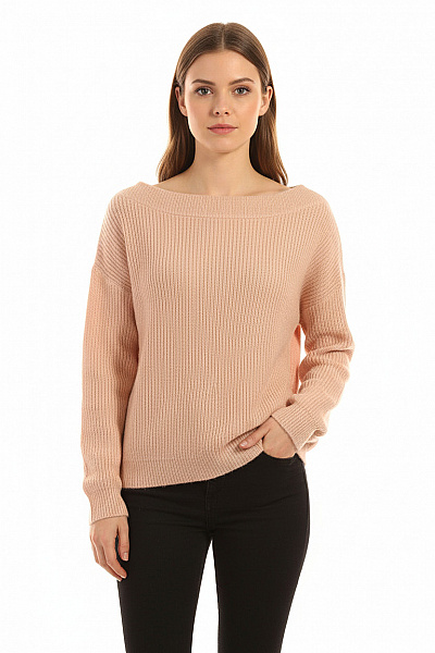 Dámský Svetr Růžový Second Hand Vel. M