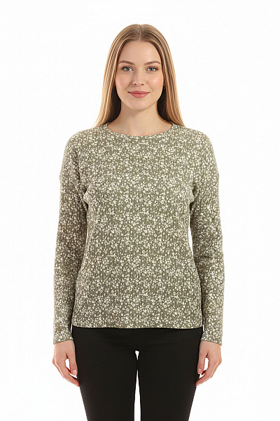 Vzorovaná  Halenka Zelená Second Hand