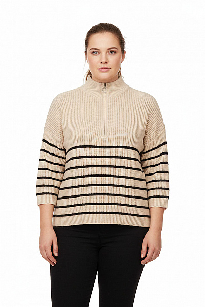 Dámský Svetr Béžový Shein