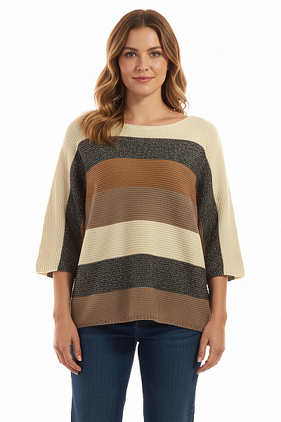 Dámský Pulovr Barevný Second Hand Vel. M