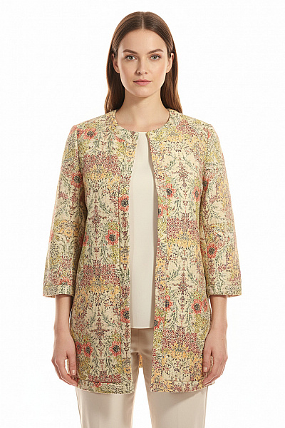 ZARA Dámský Kabát Barevný Vel. L