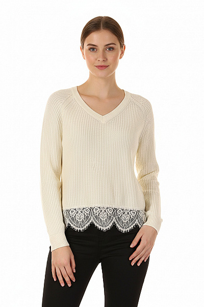 Dámský Pulovr Bílý Shein Vel. S