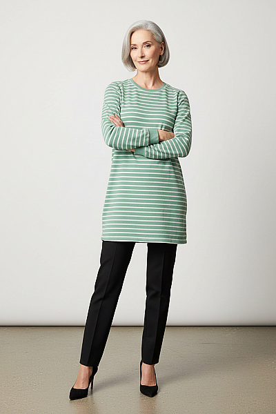 Dámské Pyžamo Polyesterové Zelené 