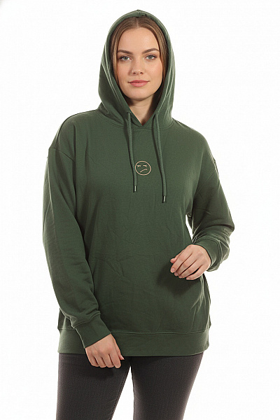 Dámská Mikina Bez Zapínání Zelená RAINBOW Vel.  52/54