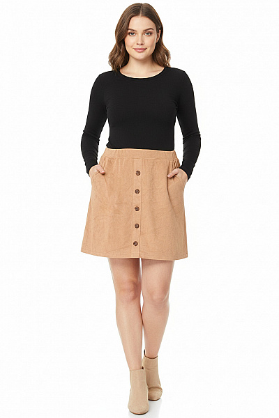 Balonová  Sukně Béžová Second Hand