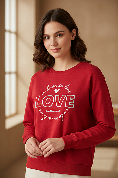 Dámská Mikina Růžová Vel.  38