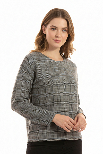 Halenka Šedá Vel. L