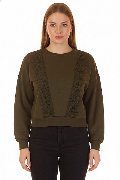 Dámská Mikina Zelená Vel. L