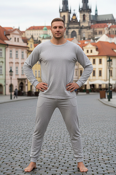 Pánské Prádlo Šedé Tchibo Vel. L