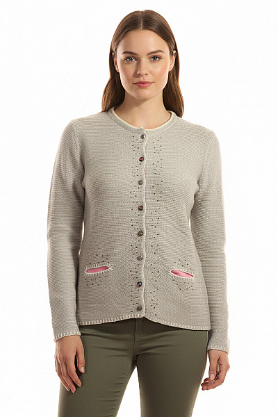 Six-o-seven Dámský Svetr Šedý