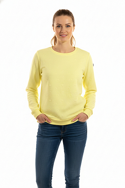 Dámská Mikina Bez Zapínání Žlutá Gina Vel. 44