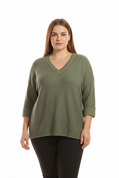 Dámský Pulovr Zelený