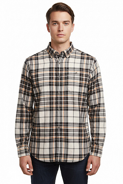 Vzorovaná Pánská Košile Barevná EDDIE BAUER Vel. L