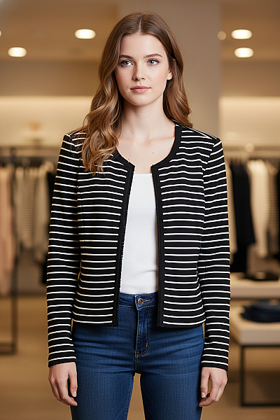 Dámské Sako Modrý COMMA Vel. 36