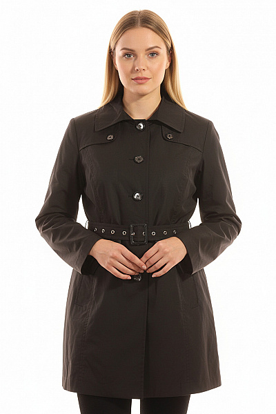 Dámský Kabát Černý Canda Vel. 52