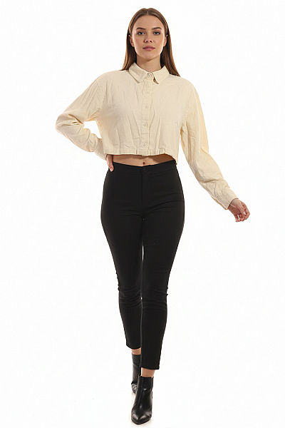 Dámská Košile Béžová Vel. M