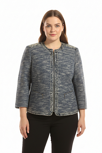 Dámské Blejzr Modrý Canda Vel. 48