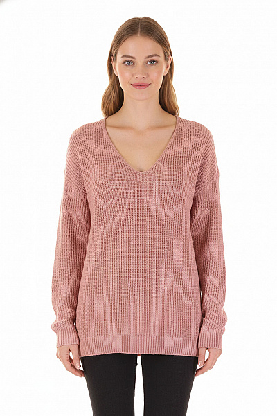 Dámský Svetr Růžový Vel. S
