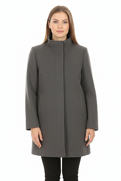 GERRY WEBER Krátký Dámský Kabátek Vlněný Šedý Vel. 40