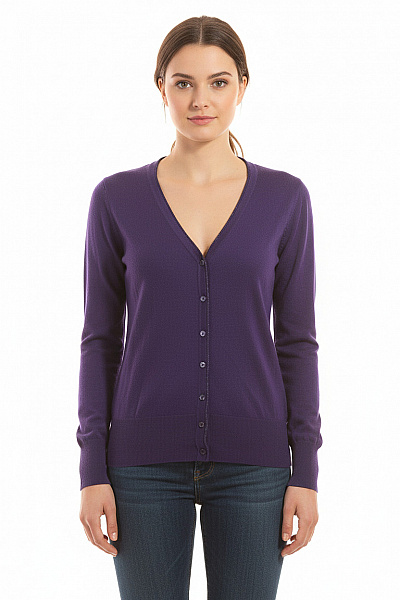 Dámský Cardigan Fialový