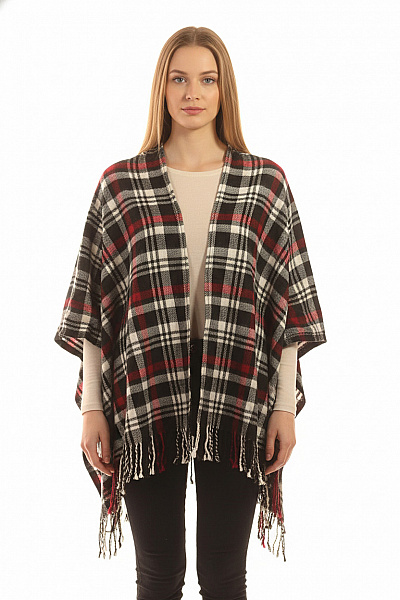 Pončo Barevný Vel. ONESIZE