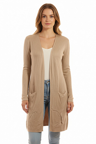 Dámský Cardigan Béžový HALLHUBER Second Hand Vel. M