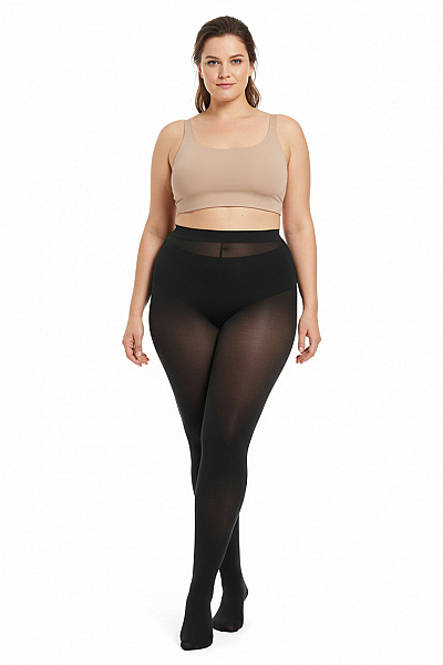 Canda Dámské Silonky Černé Vel. XXL