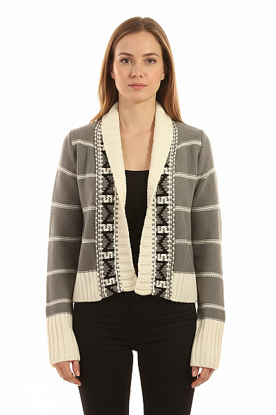 Dámský Cardigan Šedý Madonna Second Hand Vel. M