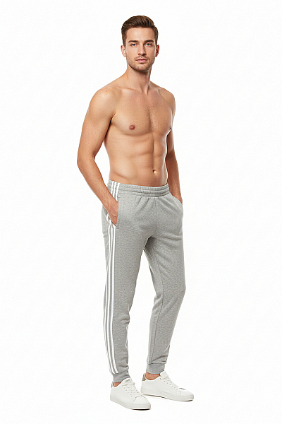 ADIDAS Pánské Kalhoty Šedé Vel. L