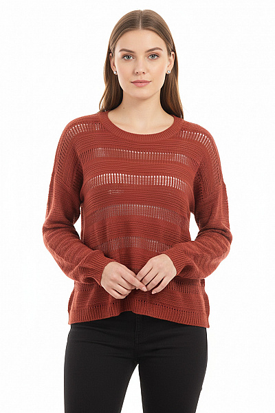 COLLOSEUM Dámský Svetr Hnědý Vel. M