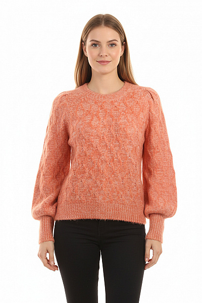 Dámský Pulovr Růžový Vel. M