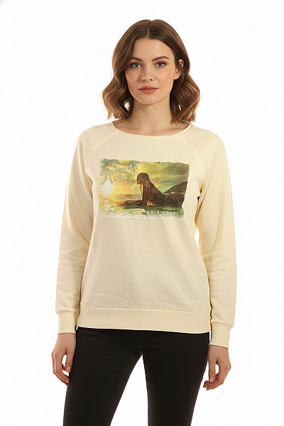 NEW YORKER Dámská Mikina Bez Zapínání Béžová Vel. M