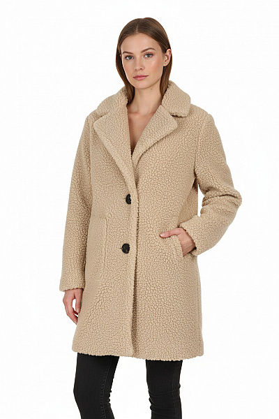 Dámský Kabát Béžový Vel. S