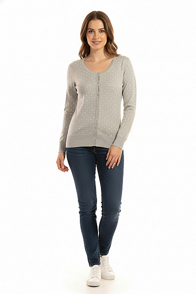 Dámský Svetr Šedý Canda Vel. L