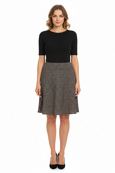 BEXLEYS  Sukně áčková Černobílá Vel. 38