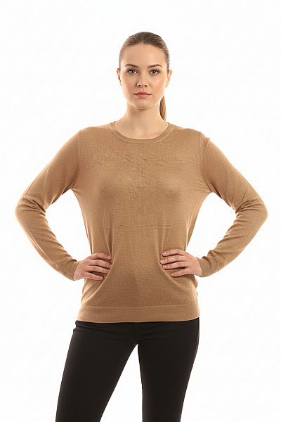 ZARA Dámský Svetr Hnědý Vel. M