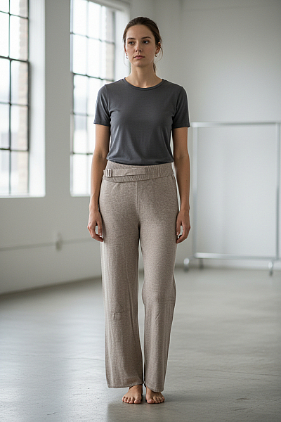 Dámské Kalhoty Šedé Vel. S