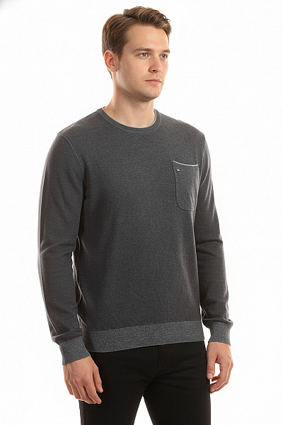 TOMMY HILFIGER Pánský Svetr Modrý Vel. L