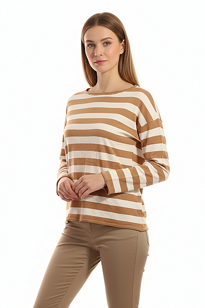 Canda Dámský Svetr Hnědý Vel. M