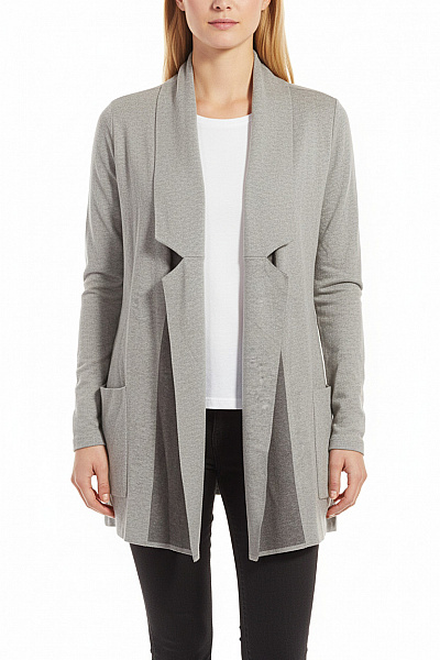 SAMOON Dámský Svetr Šedý Vel. 42