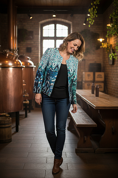 Dámské Sako Modrý