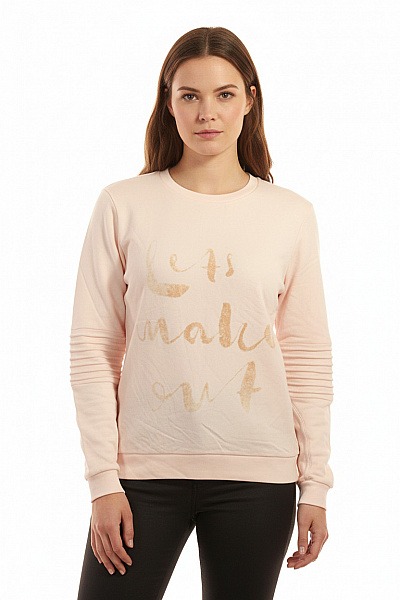 Dámská Mikina Bez Zapínání Růžová Zoe Karssen Vel. M