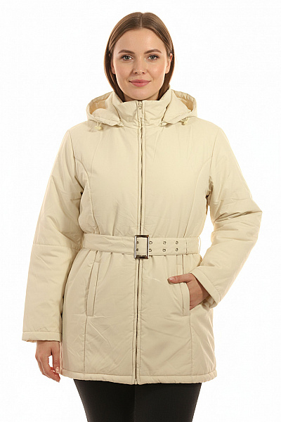 Dámská Bunda Béžová Second Hand Vel. L