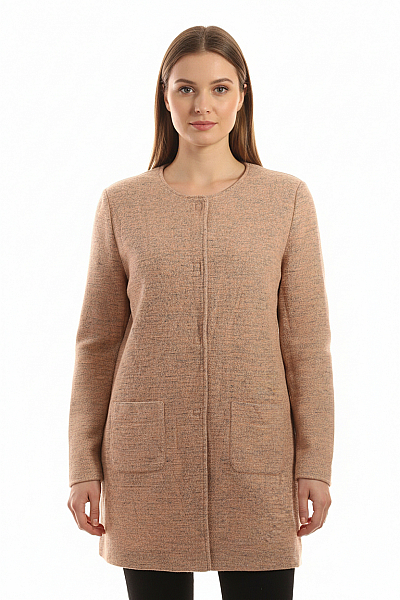 Dámský Kabát Růžový Vel. 40